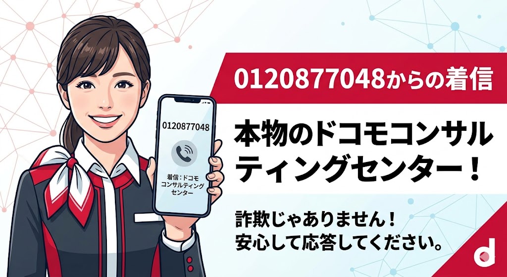 0120877048からの着信は本物のドコモコンサルティングセンター