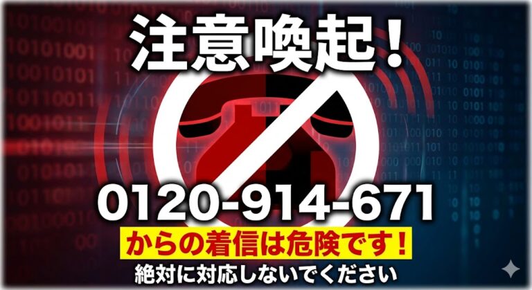 0120-914-671は危険!ライフサポートセンターを名乗る迷惑電話の正体と撃退法 | 蟻の思いも天に届く