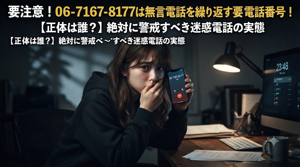 0671678177は無言電話を繰り返す要注意電話番号！誰？