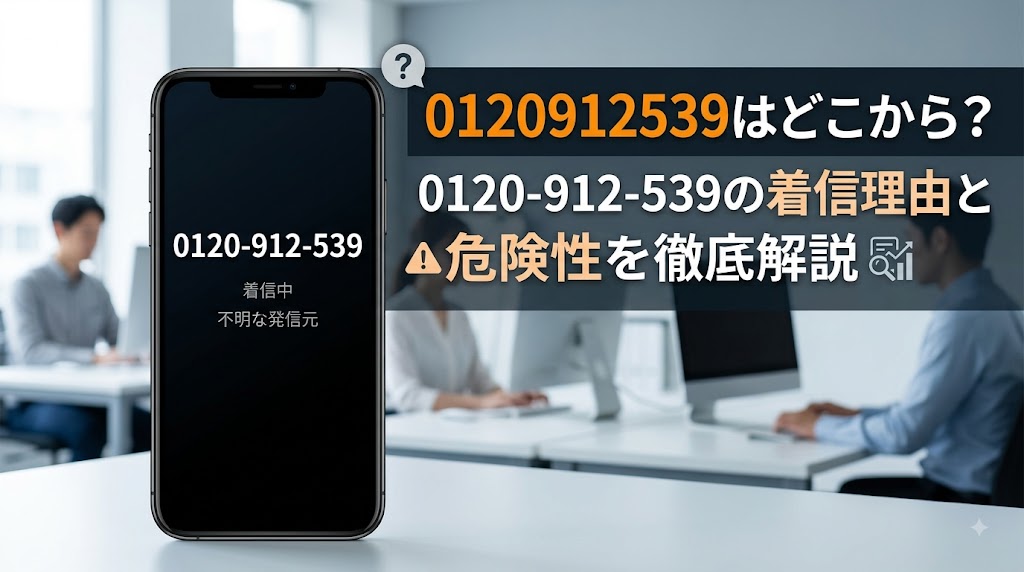 0120912539はどこから？0120-912-539の着信理由と危険性を徹底解説