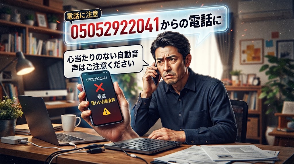 05052922041からの電話に出る必要はありません！
